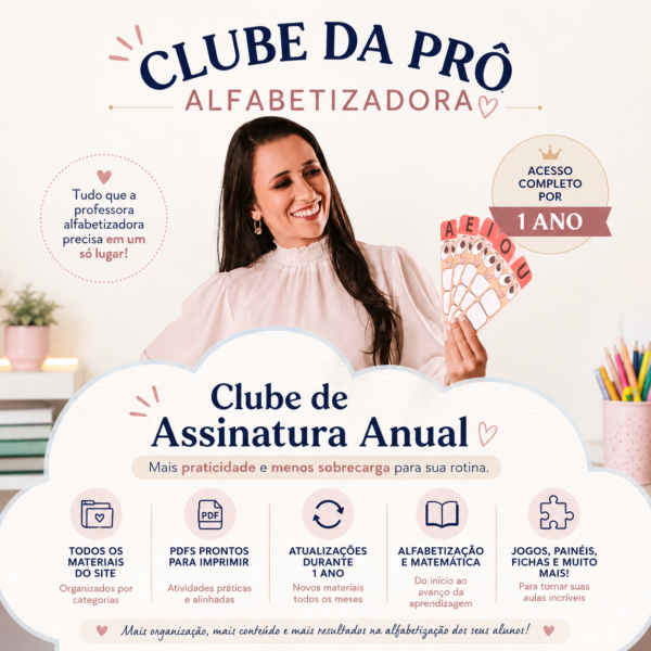 CLUBE DA PRÔ ALFABETIZADORA