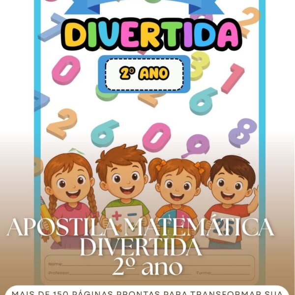 APOSTILA: MATEMATICA DIVERTIDA- 2º ANO- 160 PÁGINAS+ BRINDES